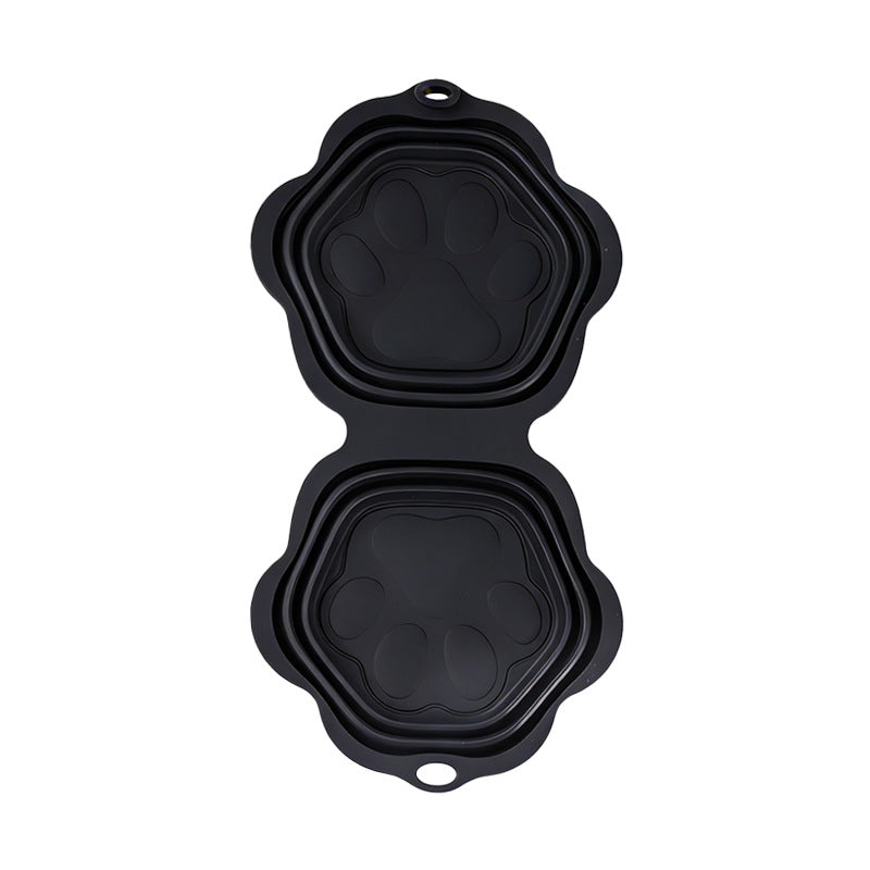 VYKORO TravelBowl™ — gamelle double en silicone avec mousqueton