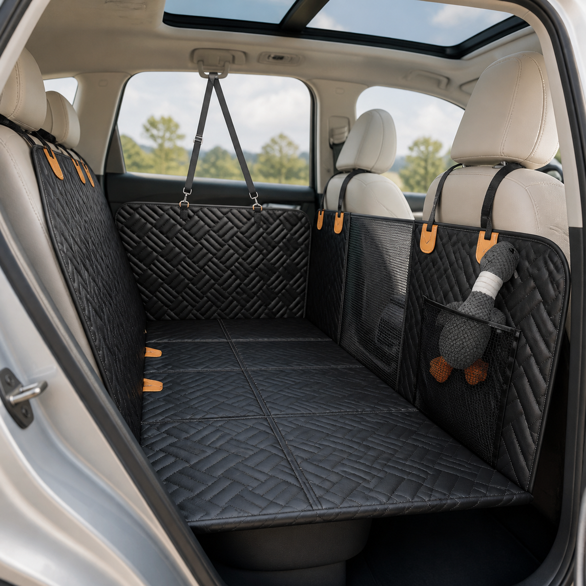 VYKORO RoadNest™ installé dans un SUV — vue complète